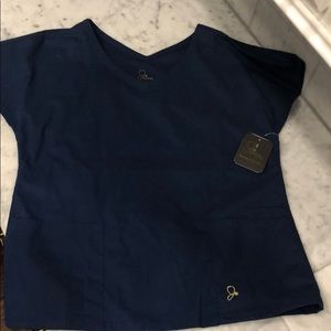Jaanuu Navy scrub top